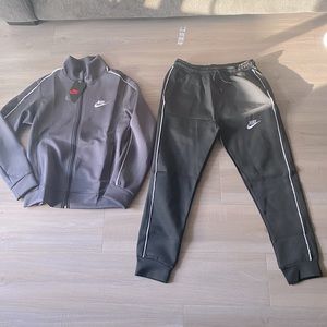 Grey Nike suit